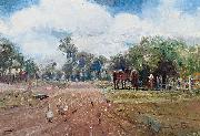 Walter Withers On the Eltham Road oil